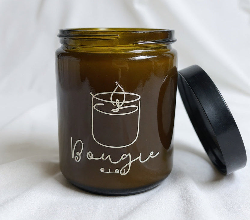 Bougie "Sapin Givré" - Cire de soja naturelle