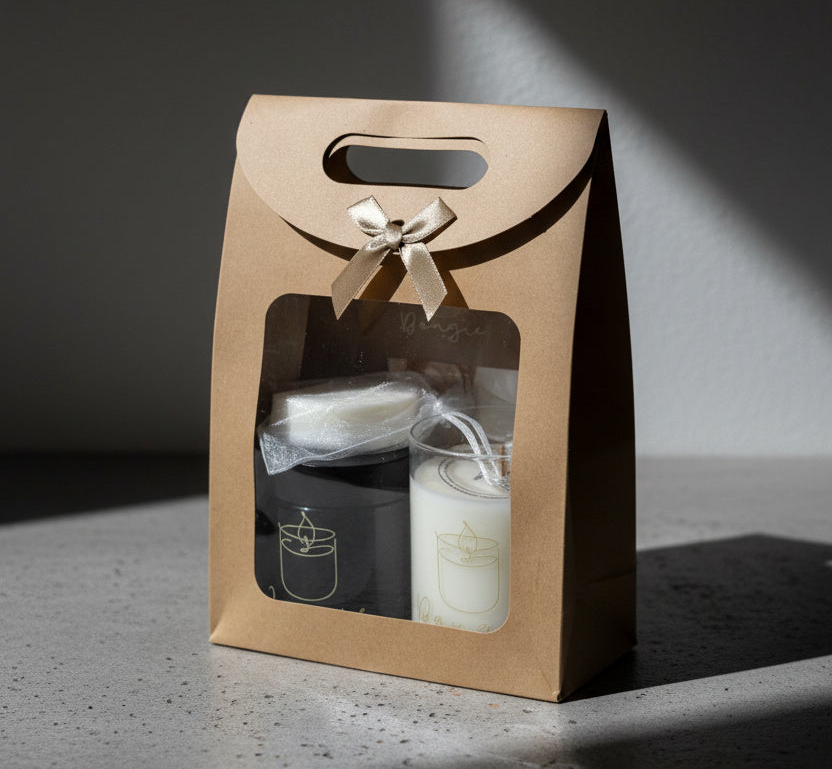 Pack Duo Bougies + Fondant Parfumé – Personnalisable